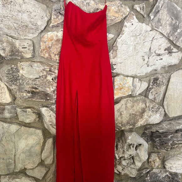 Studio Lexi Leyla Red Maxi Formal dress - Picture 4 of 8